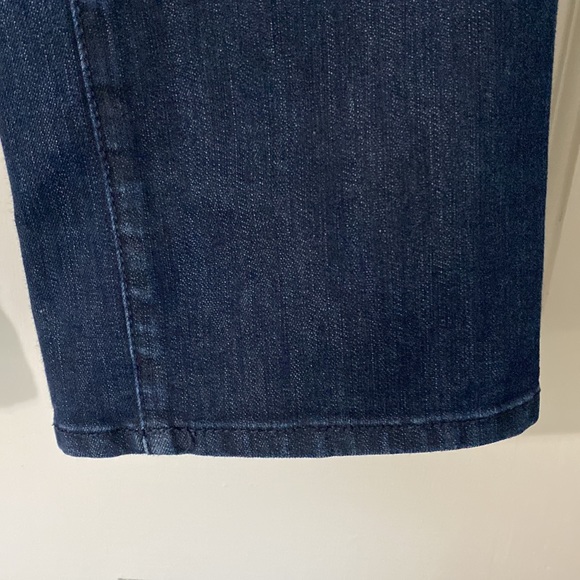 Coldwater Creek Dark Blue Mini Bootcut Leg Natural Fit Jeans - Picture 6 of 10